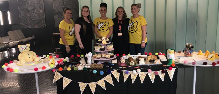 20 Farringdon Road did RUK proud by hosting a cake sale and games day in aid of Children in Need.