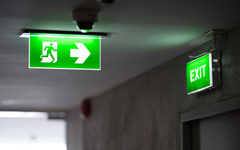 exit